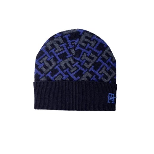 Tommy Hilfiger Czapka TH MONOGRAM | z dodatkiem wełny i kaszmiru ze sklepu Gomez Fashion Store w kategorii Czapki zimowe męskie - zdjęcie 184965836
