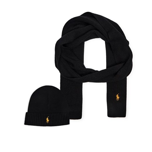 POLO RALPH LAUREN Wełniany szal + czapka ze sklepu Gomez Fashion Store w kategorii Czapki zimowe męskie - zdjęcie 184965898