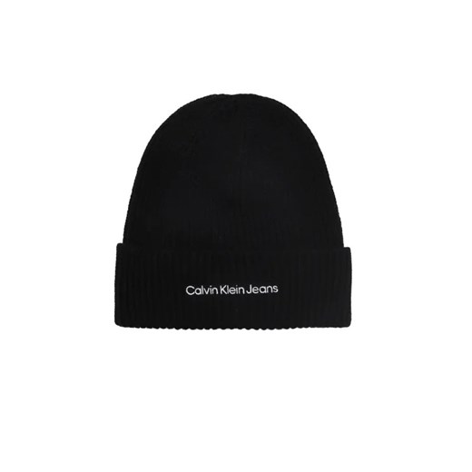 Calvin Klein Jeans Czapka | z dodatkiem wełny ze sklepu Gomez Fashion Store w kategorii Czapki zimowe damskie - zdjęcie 184965938
