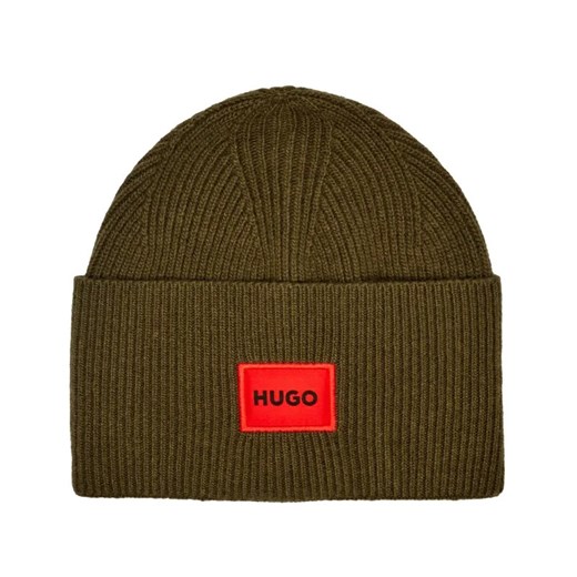HUGO Wełniana czapka Xaff 6 ze sklepu Gomez Fashion Store w kategorii Czapki zimowe męskie - zdjęcie 184966079