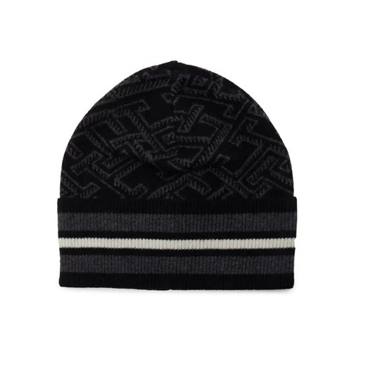 Tommy Hilfiger Wełniana czapka TH MONOGRAM AOP ze sklepu Gomez Fashion Store w kategorii Czapki zimowe męskie - zdjęcie 184966147