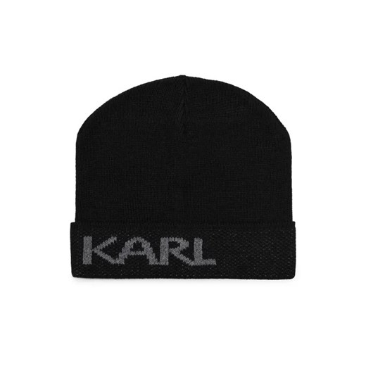 Karl Lagerfeld Czapka BEANIE | z dodatkiem wełny ze sklepu Gomez Fashion Store w kategorii Czapki zimowe męskie - zdjęcie 184966178