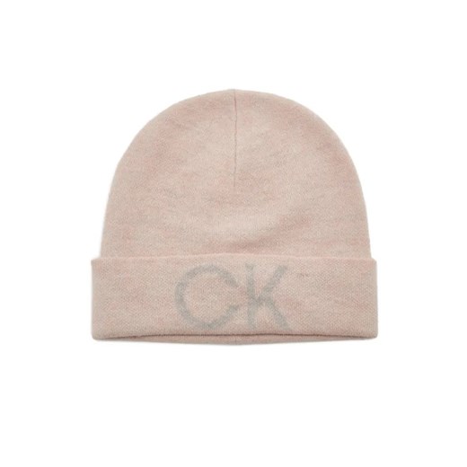 Calvin Klein Wełniana czapka ELEVATED MONOGRAM ze sklepu Gomez Fashion Store w kategorii Czapki zimowe damskie - zdjęcie 184966185