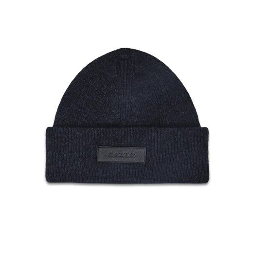 Calvin Klein Wełniana czapka BADGE DOCKER ze sklepu Gomez Fashion Store w kategorii Czapki zimowe męskie - zdjęcie 184966229