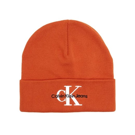 Calvin Klein Jeans Czapka MONOLOGO EMBRO BEANIE ze sklepu Gomez Fashion Store w kategorii Czapki zimowe męskie - zdjęcie 184966307