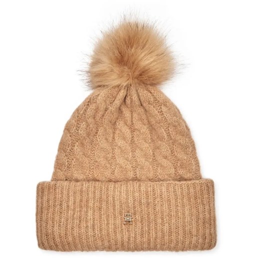 Tommy Hilfiger Czapka | z dodatkiem wełny ze sklepu Gomez Fashion Store w kategorii Czapki zimowe damskie - zdjęcie 184966406