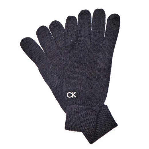 Calvin Klein Wełniane rękawiczki | z dodatkiem kaszmiru ze sklepu Gomez Fashion Store w kategorii Rękawiczki damskie - zdjęcie 184966608