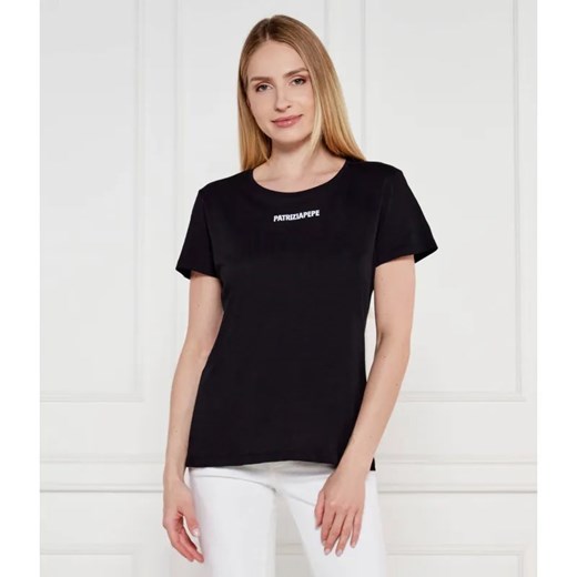 Patrizia Pepe T-shirt + kubek | Regular Fit ze sklepu Gomez Fashion Store w kategorii Bluzki damskie - zdjęcie 184966758