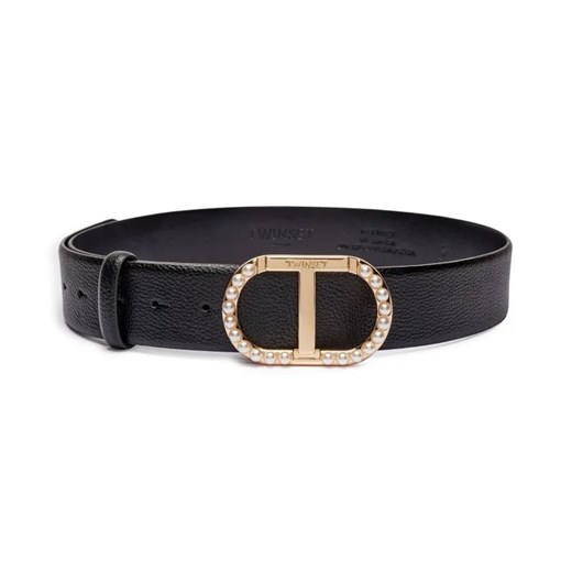 TWINSET Skórzany pasek ze sklepu Gomez Fashion Store w kategorii Paski damskie - zdjęcie 184966788