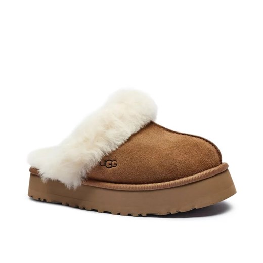 UGG Skórzane obuwie domowe DISQUETTE ze sklepu Gomez Fashion Store w kategorii Kapcie damskie - zdjęcie 184967188