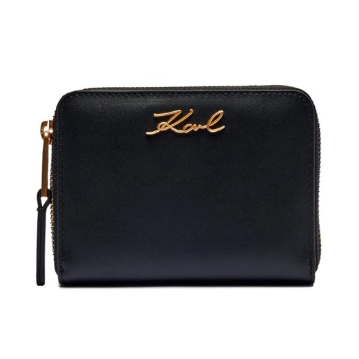 Karl Lagerfeld Skórzany portfel K/SIGNATURE Karl Lagerfeld OS okazyjna cena Gomez Fashion Store
