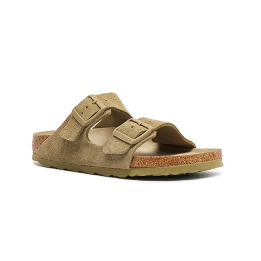 Birkenstock Skórzane klapki Arizona | narrow fit soft footbed ze sklepu Gomez Fashion Store w kategorii Klapki damskie - zdjęcie 184968518