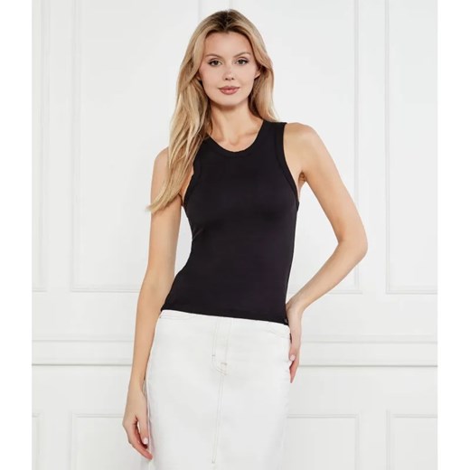 Calvin Klein Jeans Top MILANO | Slim Fit ze sklepu Gomez Fashion Store w kategorii Bluzki damskie - zdjęcie 184969039