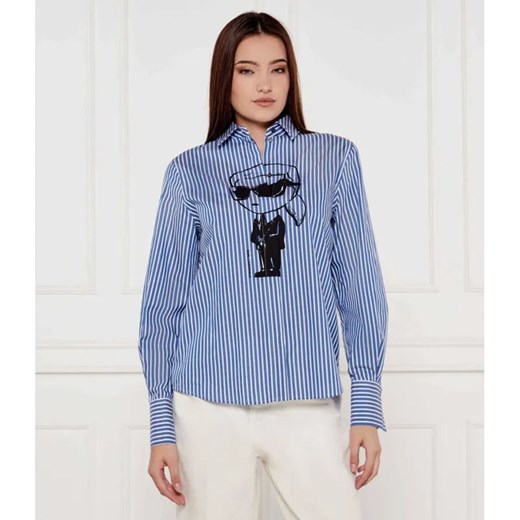 Karl Lagerfeld Koszula IKON | Relaxed fit ze sklepu Gomez Fashion Store w kategorii Koszule damskie - zdjęcie 184969067