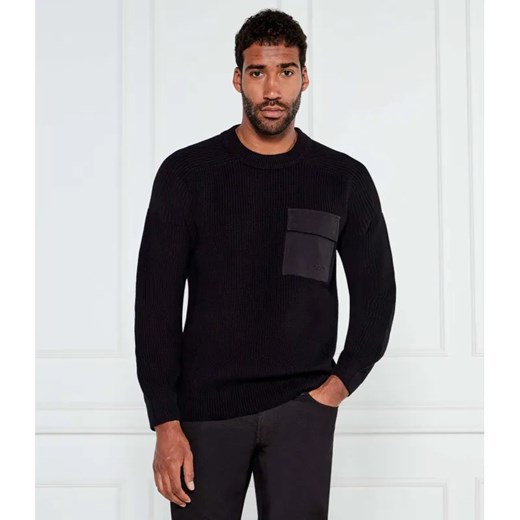 BOSS ORANGE Sweter Kalamaro | Loose fit ze sklepu Gomez Fashion Store w kategorii Swetry męskie - zdjęcie 184969125