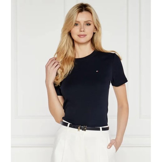 Tommy Hilfiger T-shirt | Slim Fit ze sklepu Gomez Fashion Store w kategorii Bluzki damskie - zdjęcie 184969266