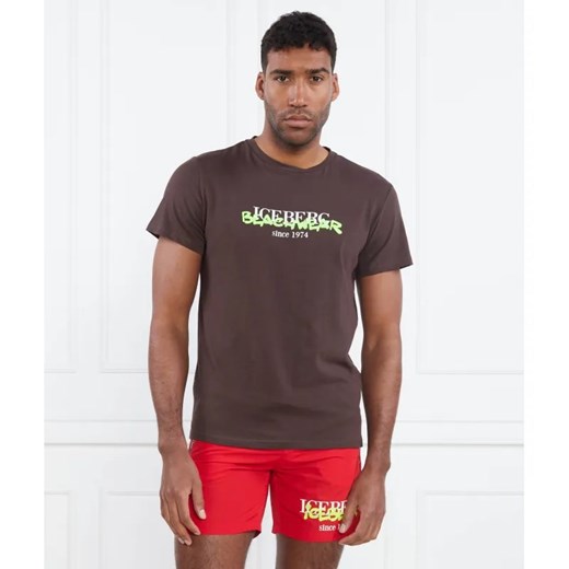 Iceberg T-shirt | Regular Fit ze sklepu Gomez Fashion Store w kategorii T-shirty męskie - zdjęcie 184969269