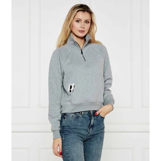 Karl Lagerfeld Bluza IKON PEAK-A-BOO | Relaxed fit ze sklepu Gomez Fashion Store w kategorii Bluzy damskie - zdjęcie 184969288
