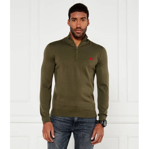 HUGO Sweter San Quintus-C | Regular Fit ze sklepu Gomez Fashion Store w kategorii Swetry męskie - zdjęcie 184969499