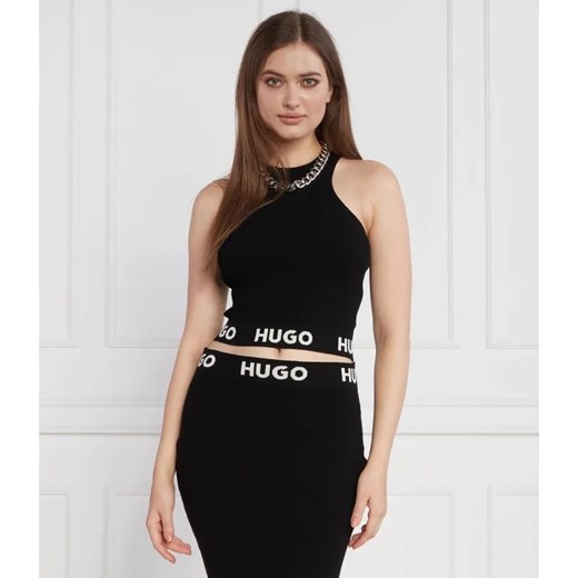 HUGO Top Sorrelta | Slim Fit ze sklepu Gomez Fashion Store w kategorii Bluzki damskie - zdjęcie 184969535