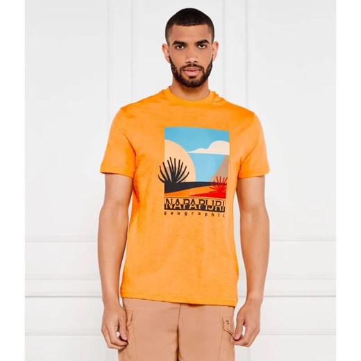 Napapijri T-shirt S-ARBIA | Regular Fit ze sklepu Gomez Fashion Store w kategorii T-shirty męskie - zdjęcie 184969549