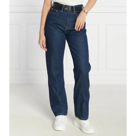 Calvin Klein Jeans Jeansy | Straight fit | high rise ze sklepu Gomez Fashion Store w kategorii Jeansy damskie - zdjęcie 184969567