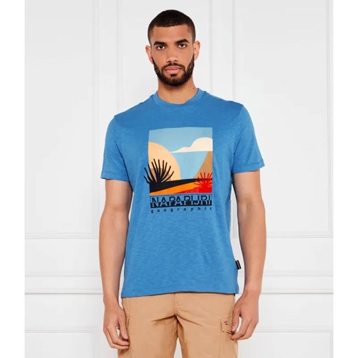 Napapijri T-shirt S-ARBIA | Regular Fit ze sklepu Gomez Fashion Store w kategorii T-shirty męskie - zdjęcie 184969695