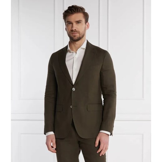 Oscar Jacobson Lniana marynarka Fogerty | Regular Fit ze sklepu Gomez Fashion Store w kategorii Marynarki męskie - zdjęcie 184969696