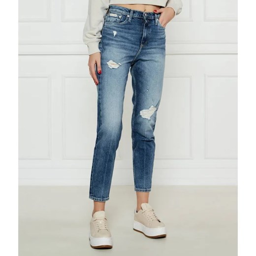 Calvin Klein Jeans Jeansy | Mom Fit | high rise ze sklepu Gomez Fashion Store w kategorii Jeansy damskie - zdjęcie 184969746