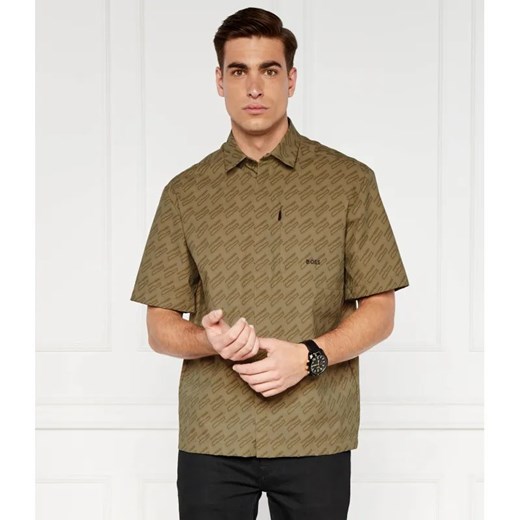 BOSS GREEN Koszula bechno | Regular Fit ze sklepu Gomez Fashion Store w kategorii Koszule męskie - zdjęcie 184969805