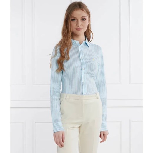 POLO RALPH LAUREN Lniana koszula | Relaxed fit ze sklepu Gomez Fashion Store w kategorii Koszule damskie - zdjęcie 184969849