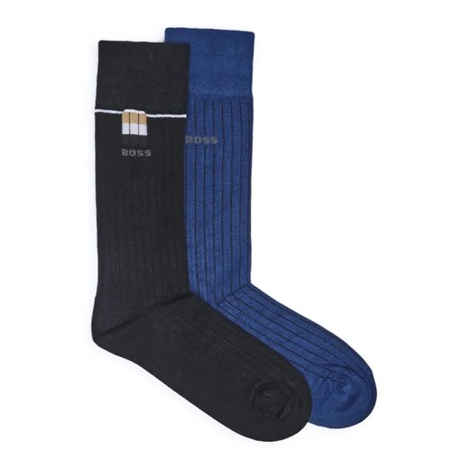 BOSS BLACK Skarpety 2-pack 2P RS Fine Rib EC ze sklepu Gomez Fashion Store w kategorii Skarpetki męskie - zdjęcie 184970029