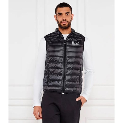 EA7 Puchowy bezrękawnik | Regular Fit ze sklepu Gomez Fashion Store w kategorii Kamizelki męskie - zdjęcie 184970059
