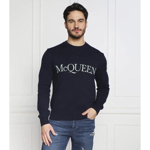 Alexander McQueen Sweter | Regular Fit ze sklepu Gomez Fashion Store w kategorii Swetry męskie - zdjęcie 184970168