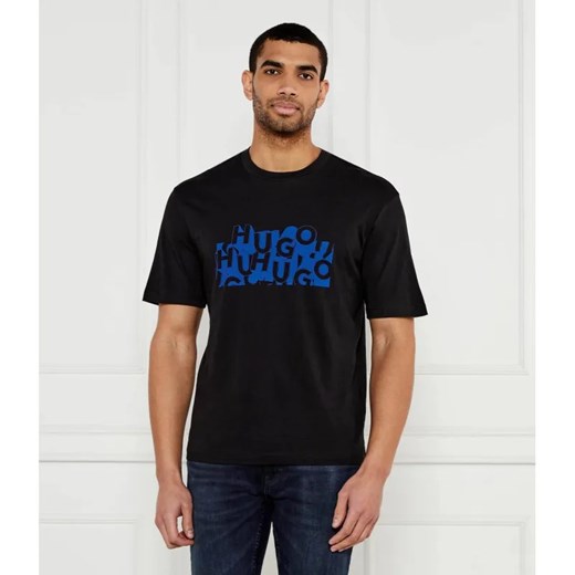 Hugo Blue T-shirt Nafralo | Regular Fit ze sklepu Gomez Fashion Store w kategorii T-shirty męskie - zdjęcie 184970325
