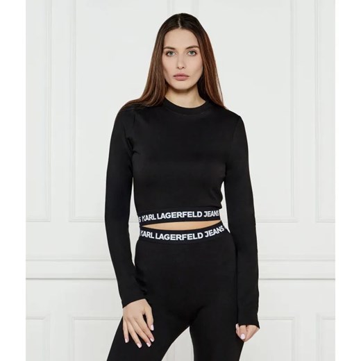 Karl Lagerfeld Jeans Bluzka | Cropped Fit ze sklepu Gomez Fashion Store w kategorii Bluzki damskie - zdjęcie 184970335