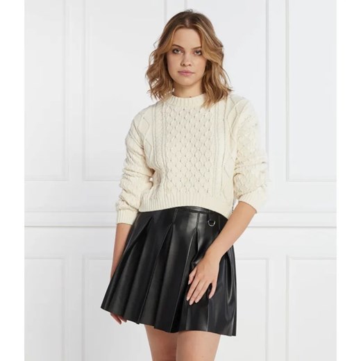 HUGO Sweter Scrovey | Regular Fit ze sklepu Gomez Fashion Store w kategorii Swetry damskie - zdjęcie 184970339