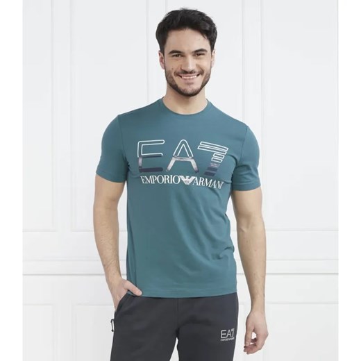 EA7 T-shirt | Regular Fit ze sklepu Gomez Fashion Store w kategorii T-shirty męskie - zdjęcie 184970369