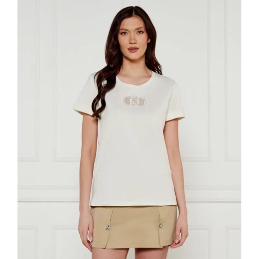 Liu Jo Sport T-shirt | Regular Fit ze sklepu Gomez Fashion Store w kategorii Bluzki damskie - zdjęcie 184970455