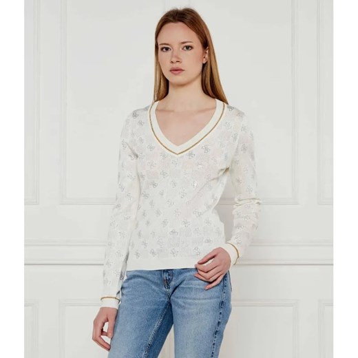 GUESS Sweter ROSIE 4G | Regular Fit ze sklepu Gomez Fashion Store w kategorii Swetry damskie - zdjęcie 184970669
