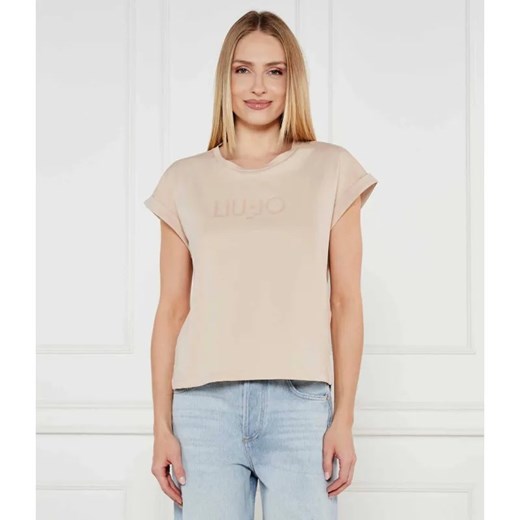 Liu Jo Sport T-shirt | Regular Fit ze sklepu Gomez Fashion Store w kategorii Bluzki damskie - zdjęcie 184970717