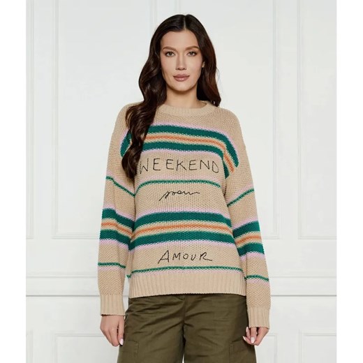 Weekend MaxMara Sweter ANGUS | Oversize fit ze sklepu Gomez Fashion Store w kategorii Swetry damskie - zdjęcie 184970766