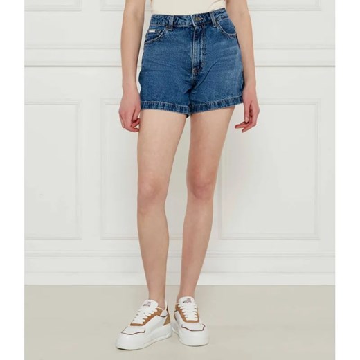 Guess Jeans Jeansowe szorty | Regular Fit | z dodatkiem lnu ze sklepu Gomez Fashion Store w kategorii Szorty - zdjęcie 184970799