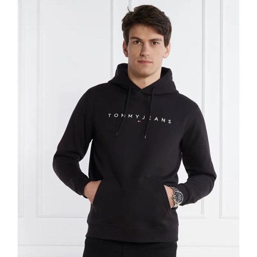 Tommy Jeans Bluza LINEAR LOGO HOODIE EXT | Regular Fit ze sklepu Gomez Fashion Store w kategorii Bluzy męskie - zdjęcie 184970908