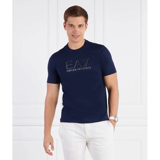 EA7 T-shirt | Regular Fit ze sklepu Gomez Fashion Store w kategorii T-shirty męskie - zdjęcie 184971029