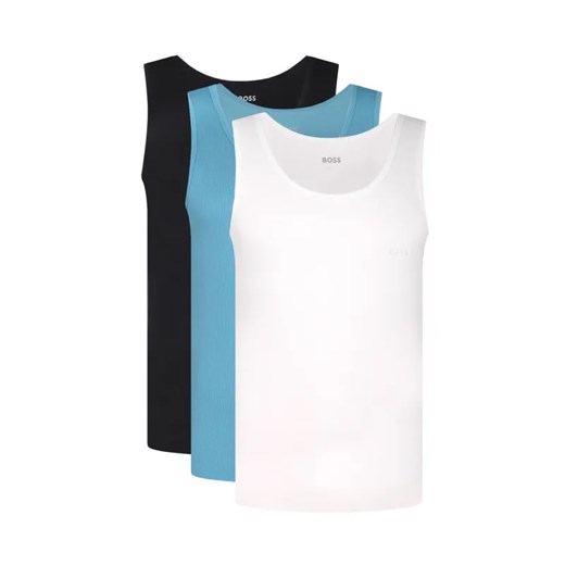 BOSS BLACK Tank top 3-pack RibClassic | Regular Fit ze sklepu Gomez Fashion Store w kategorii T-shirty męskie - zdjęcie 184971055