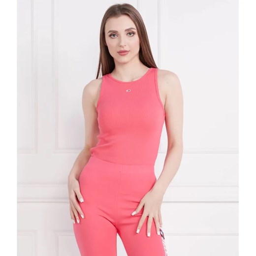 Tommy Jeans Top TJW ESSENTIAL RIB TANK | Slim Fit ze sklepu Gomez Fashion Store w kategorii Bluzki damskie - zdjęcie 184971095