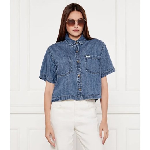 Guess Jeans Jeansowa koszula | Loose fit ze sklepu Gomez Fashion Store w kategorii Koszule damskie - zdjęcie 184971296