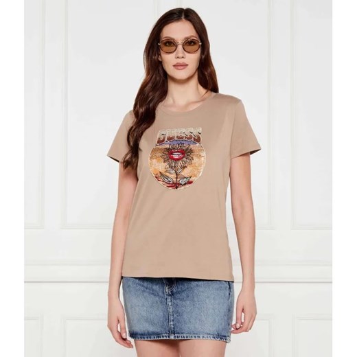GUESS T-shirt | Regular Fit ze sklepu Gomez Fashion Store w kategorii Bluzki damskie - zdjęcie 184971378