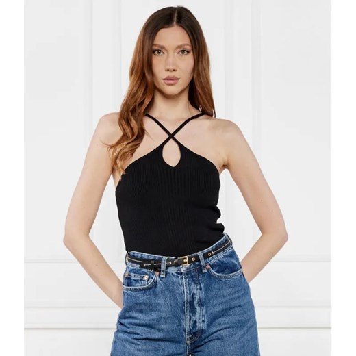 Samsøe Samsøe Top Sanina | Slim Fit ze sklepu Gomez Fashion Store w kategorii Bluzki damskie - zdjęcie 184971486